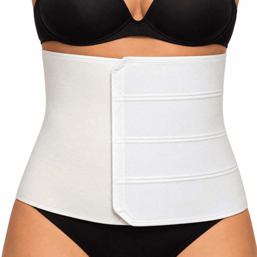Faja abdominal con ajuste de felpa